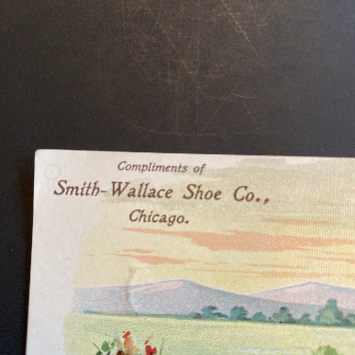 Smith- Wallace Shoe Co Chicago Illinois IL Trading Trade Card Advertising Game