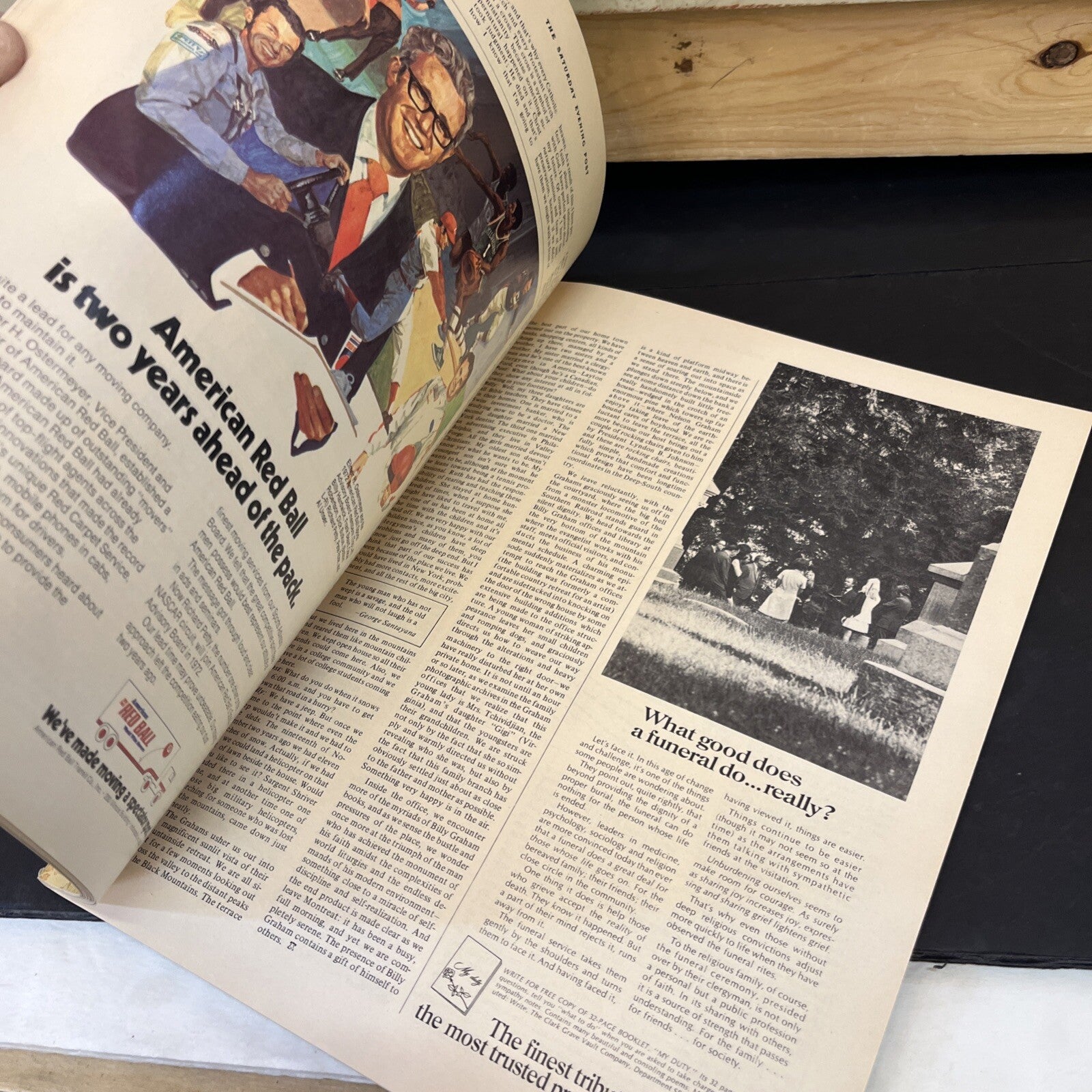 Saturday Evening Post, Spring 1972, Kurt Vonnegut, John Wayne, Norman Rockwell