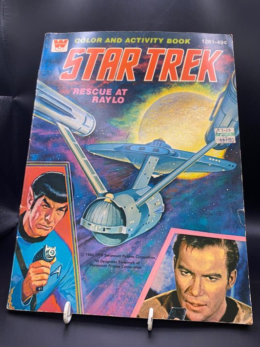 Star Trek Color & Activity Book Rescue at Raylo Vintage Coloring Book