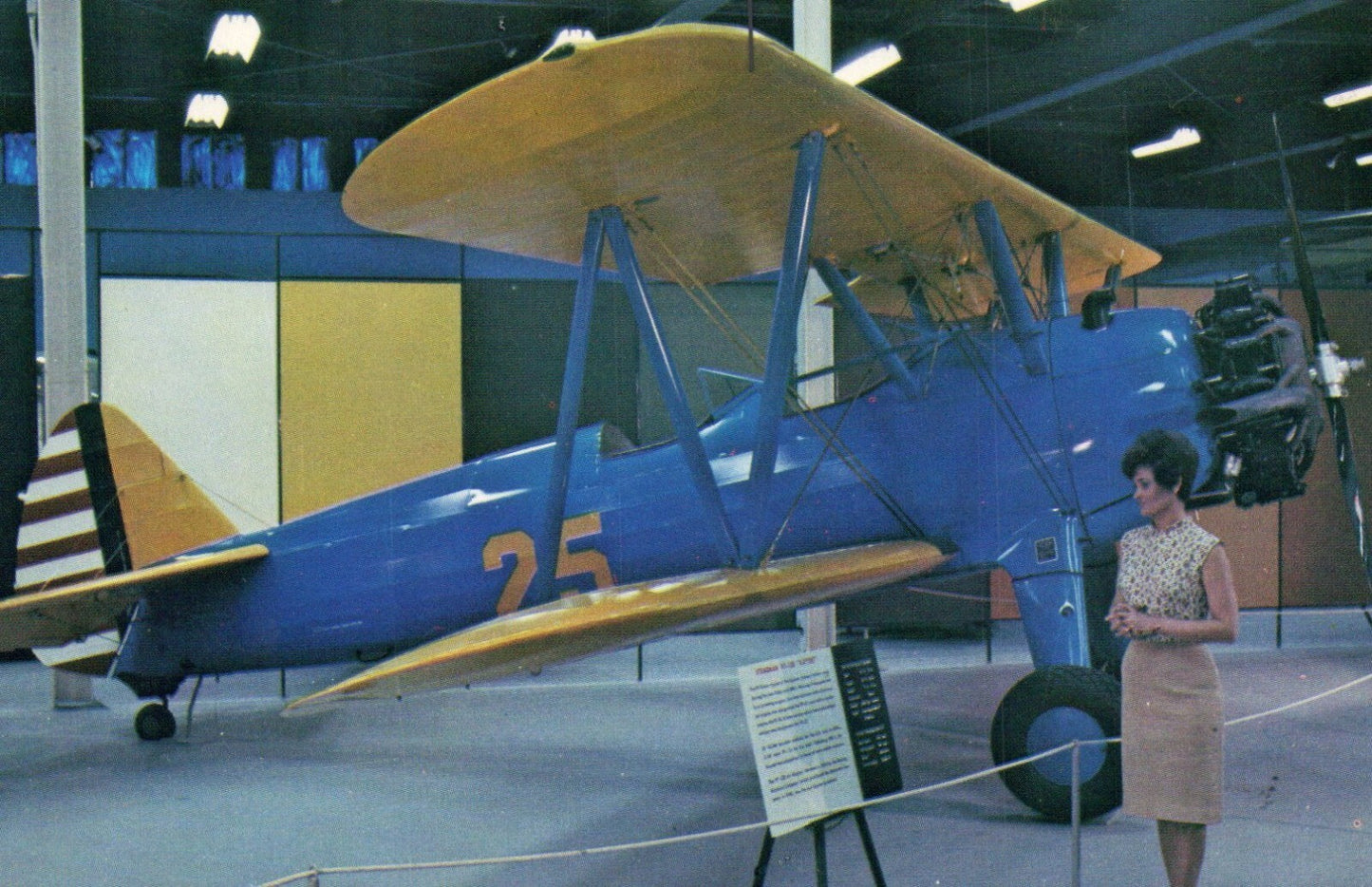 Stearman PT-13D "Kaydet" Airplane Postcard