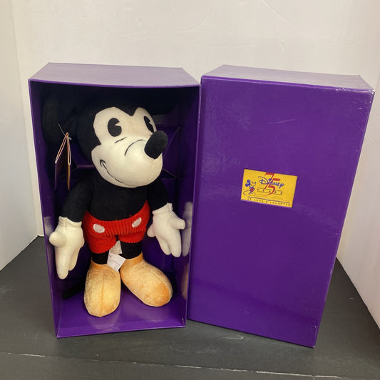Walt Disney 75 Years of Love & Laughter Mickey Mouse Plush Doll w/Tag Rare!