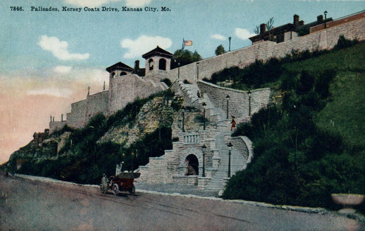 7846 Palisades Kersey Coats Drive Kansas City MO Missouri Postcard
