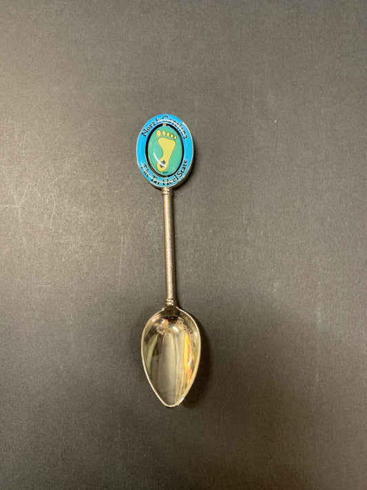 Vintage North Carolina The Tar Heel State Spinner Souvenir Spoon