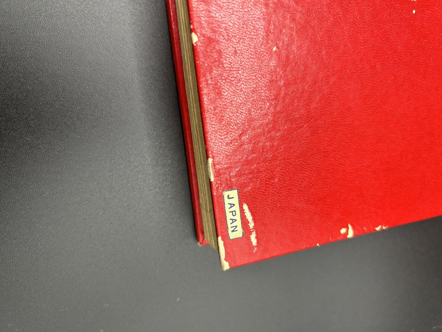 Vintage Red 12 Month Check File Jan-Dec Made in Japan