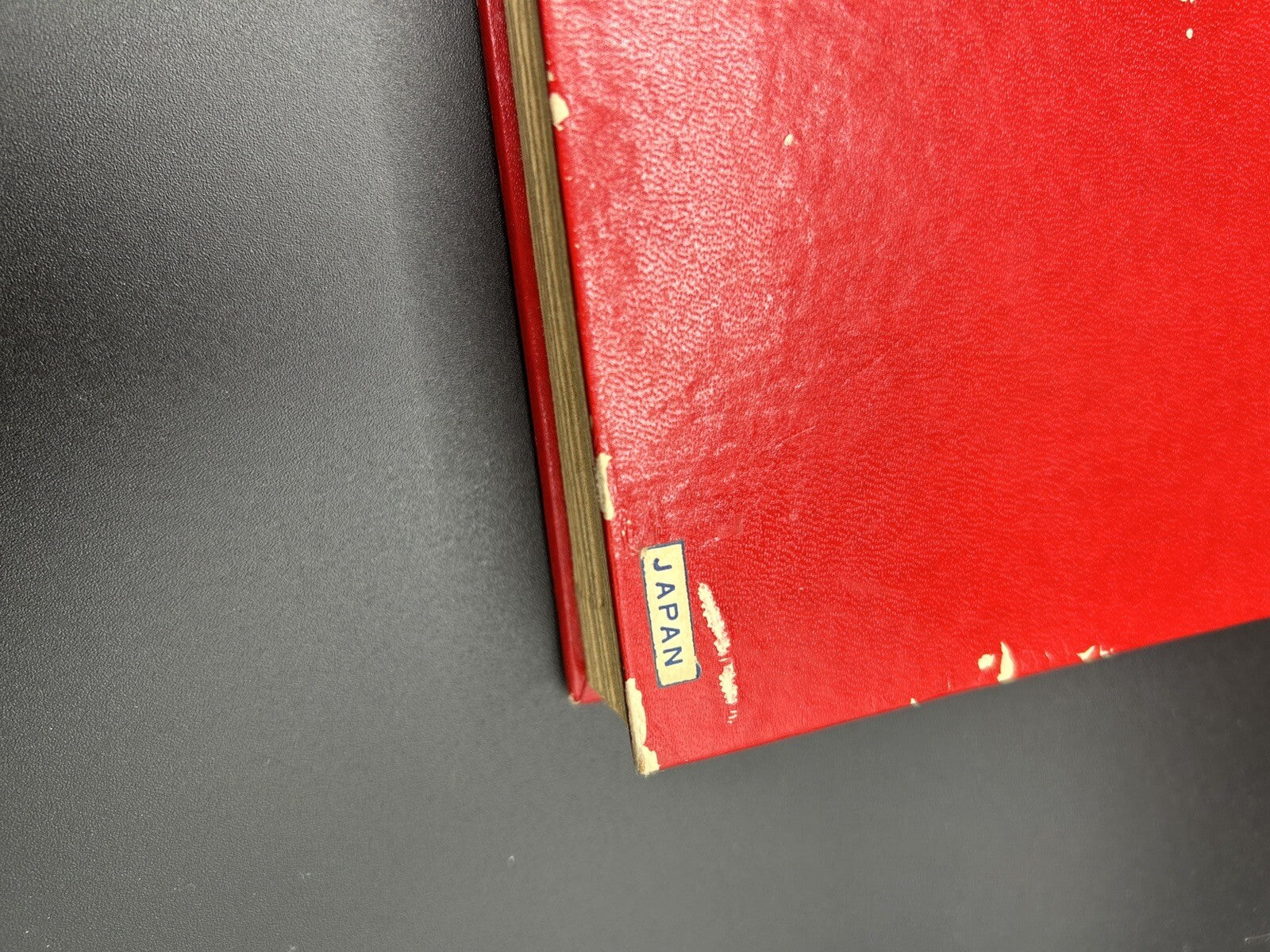 Vintage Red 12 Month Check File Jan-Dec Made in Japan