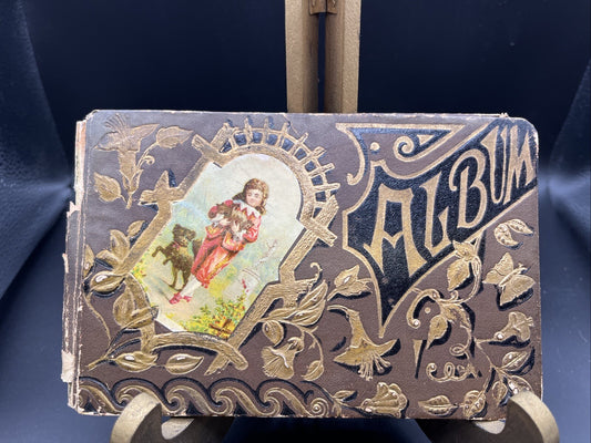 Antique Early 1900’s Autograph Album With Hand Written Notes