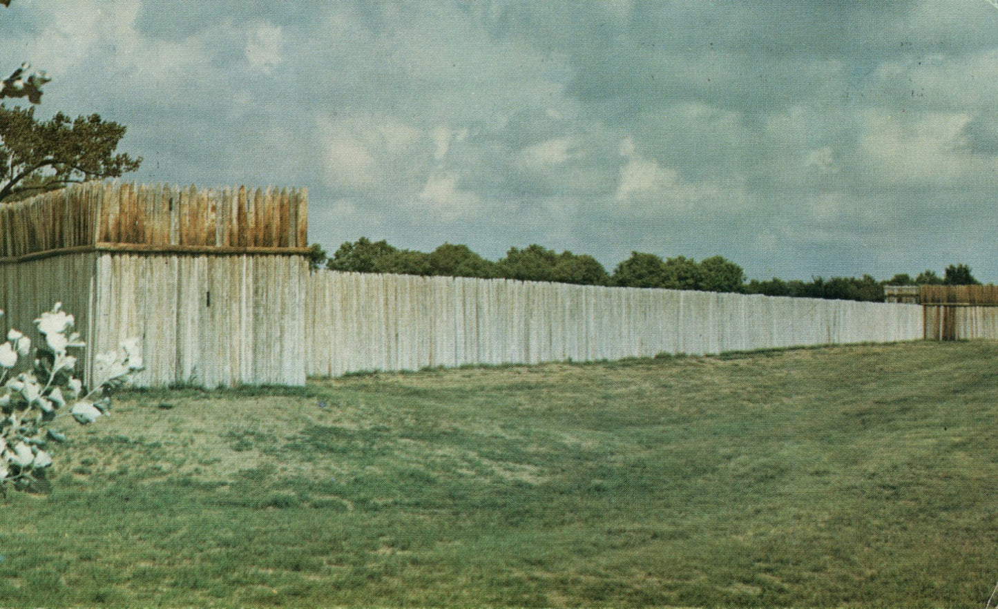 General George Custer Postcard A Likeness Stockade of Fort Kearny Nebraska