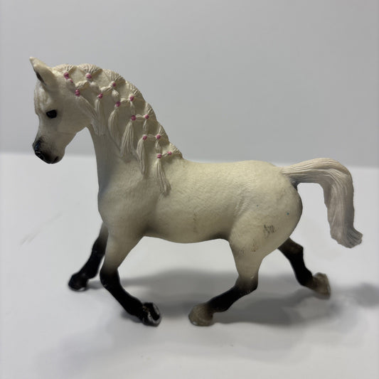 2015 Schleich White Arabian Mare Horse Toy Retired