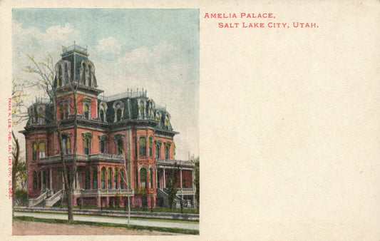 Amelia Palace Salt Lake City No 953 UT Utah Postcard