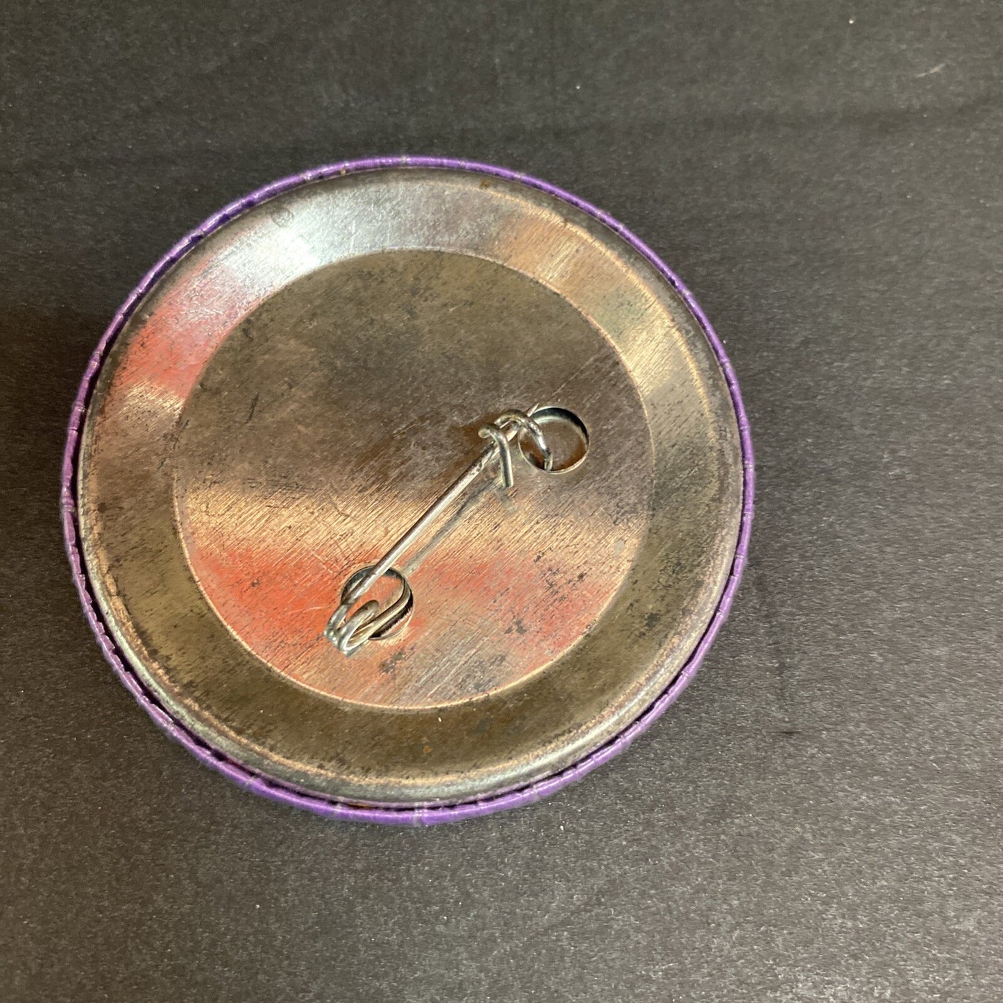 2 1/4" Purple POW MIA Pin Military Vietnam War