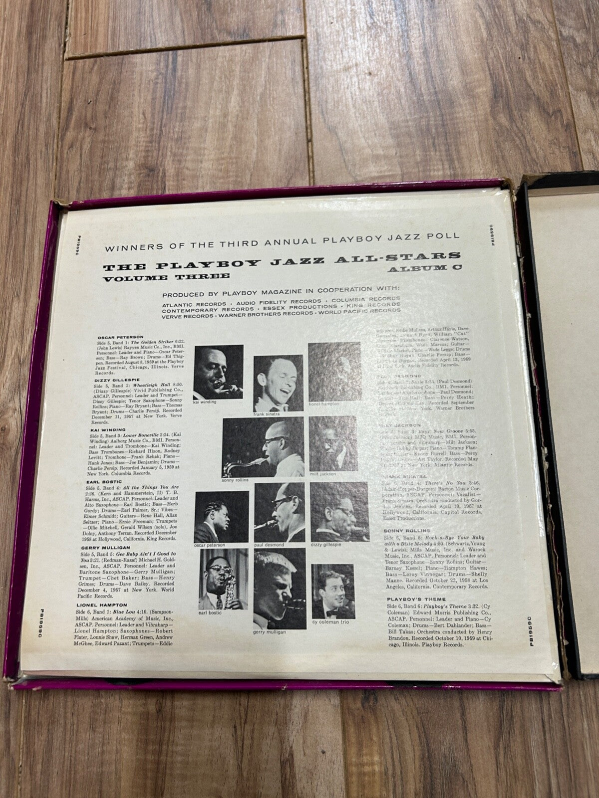 The Playboy Jazz All-Stars Volume 3 1960 3x Vinyl LP Album PB1959 Box Set Book +