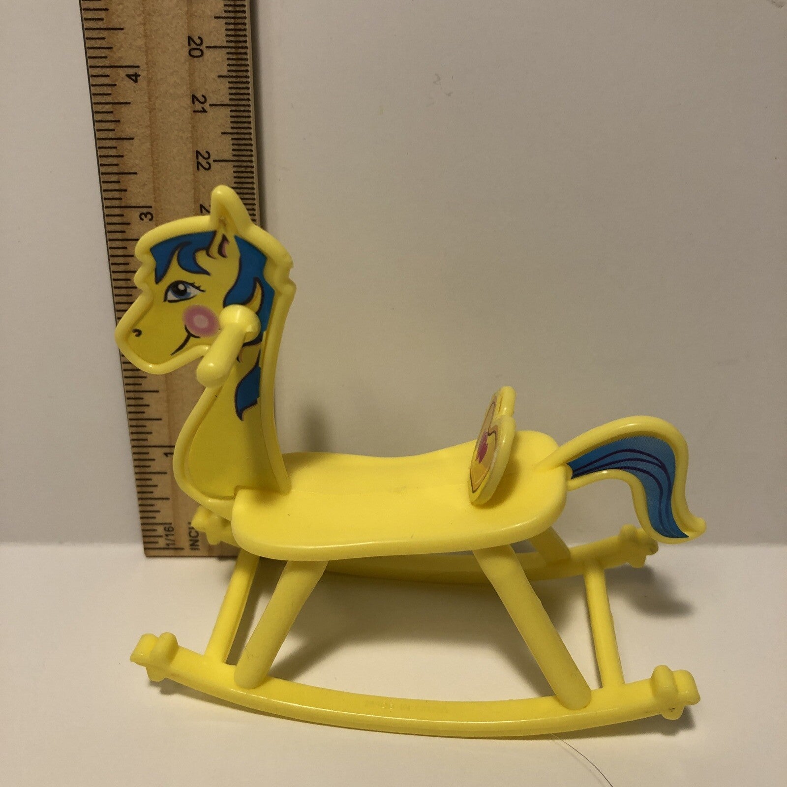 Barbie Kelly Doll Yellow and Blue Rocking Horse Toy (Doll not included)