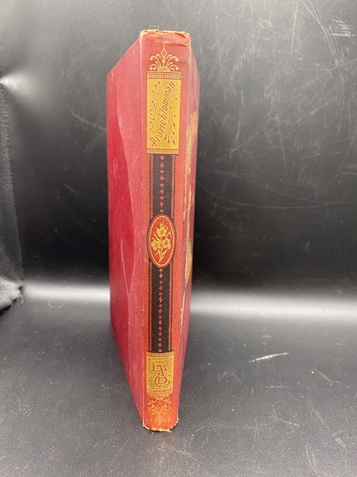 Prarieblomman 1909 Kalender Nionde Argangen Gold Hardcover Vintage Book