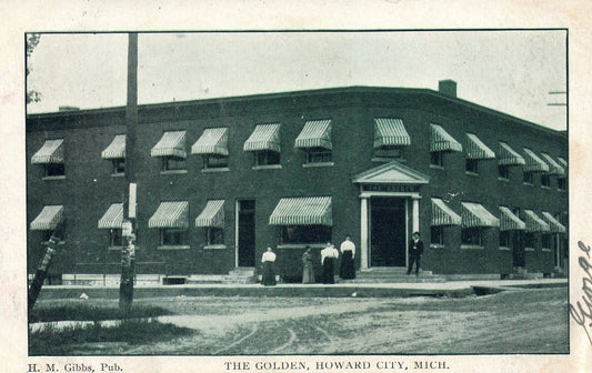 The Golden in Howard City MI Michigan Mich Postcard