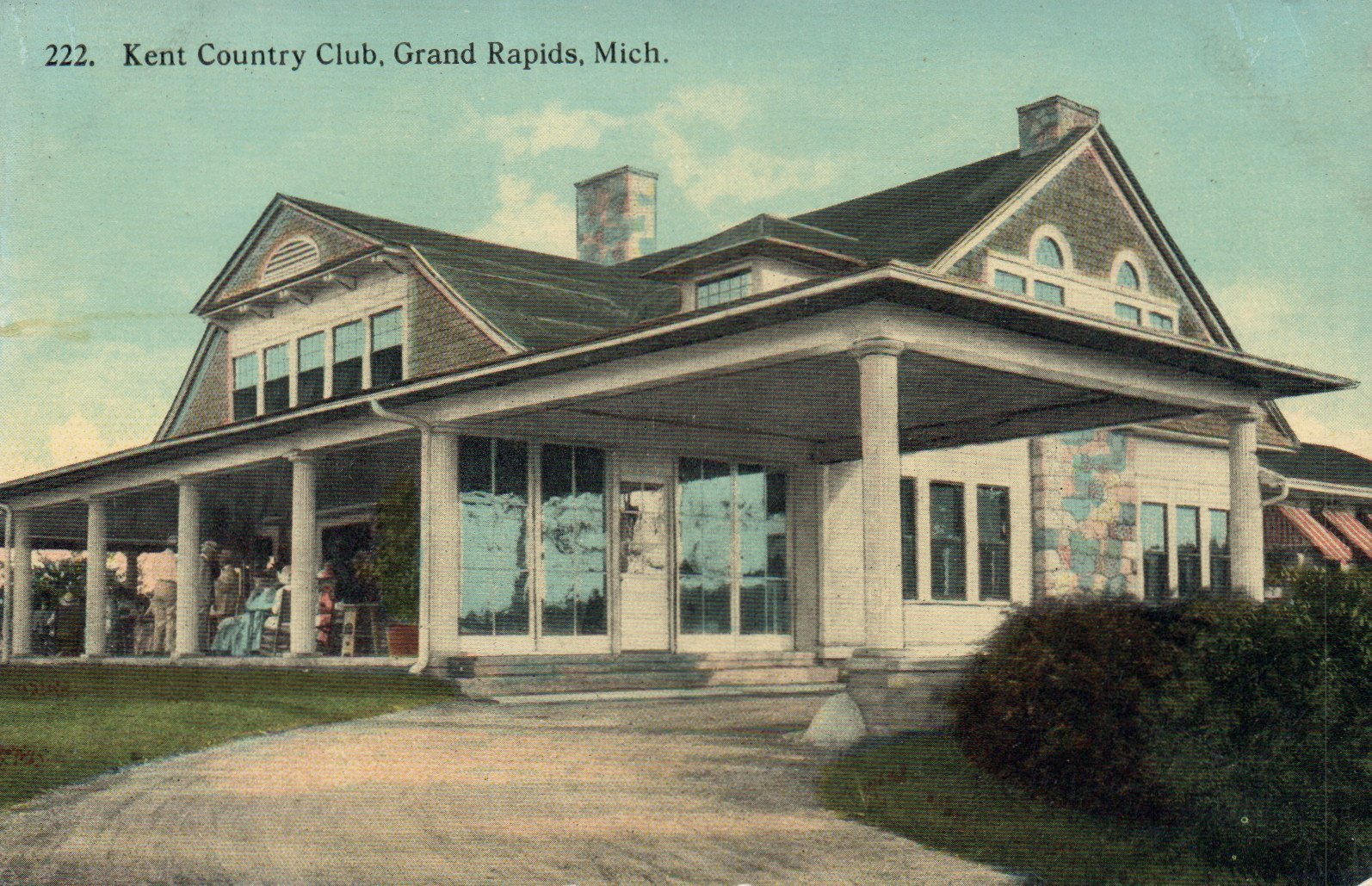 Kent Country Club, Grand Rapids, Michigan Postcard