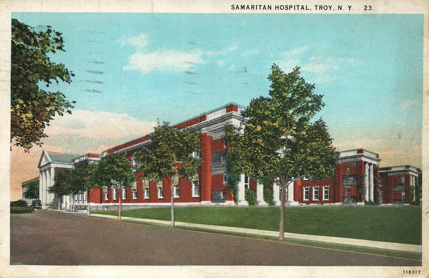 Samaritan Hospital Troy NY New York Postcard