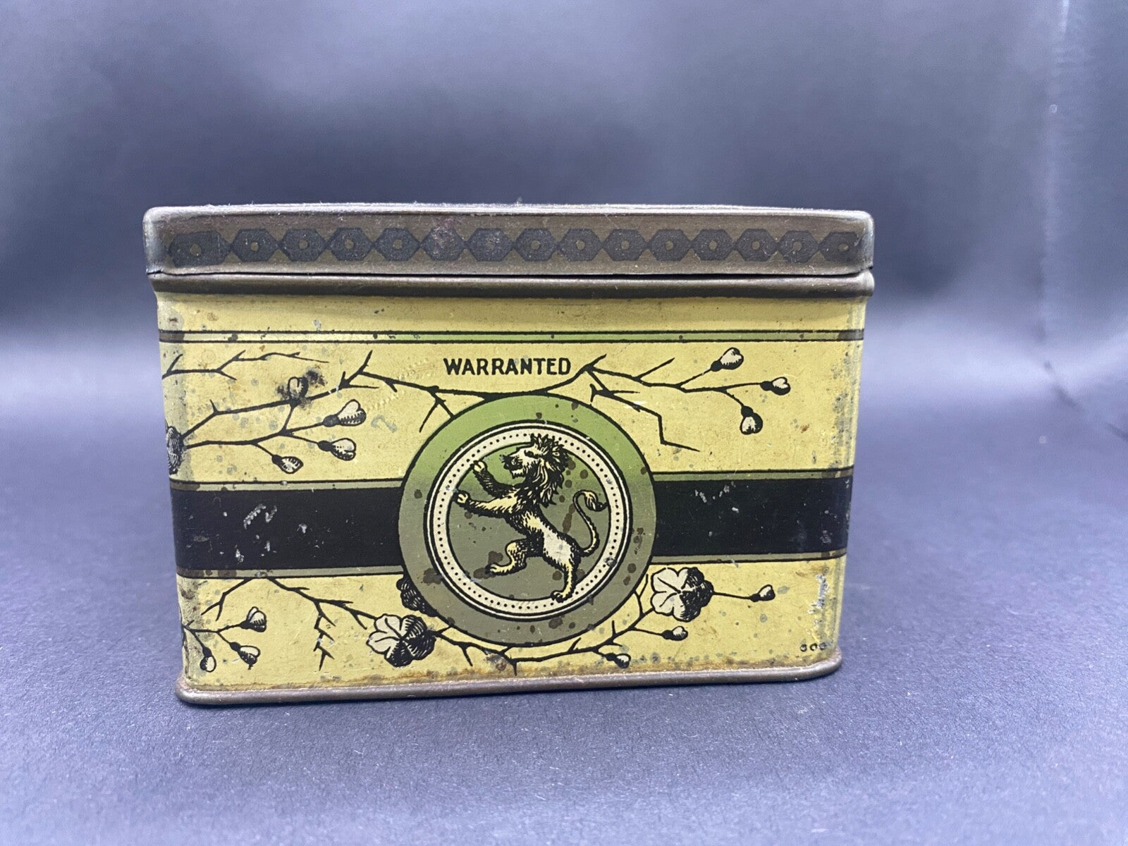 Vintage Eadies' Improved Ring Travellers Advertising Litho Print Small Tin Metal