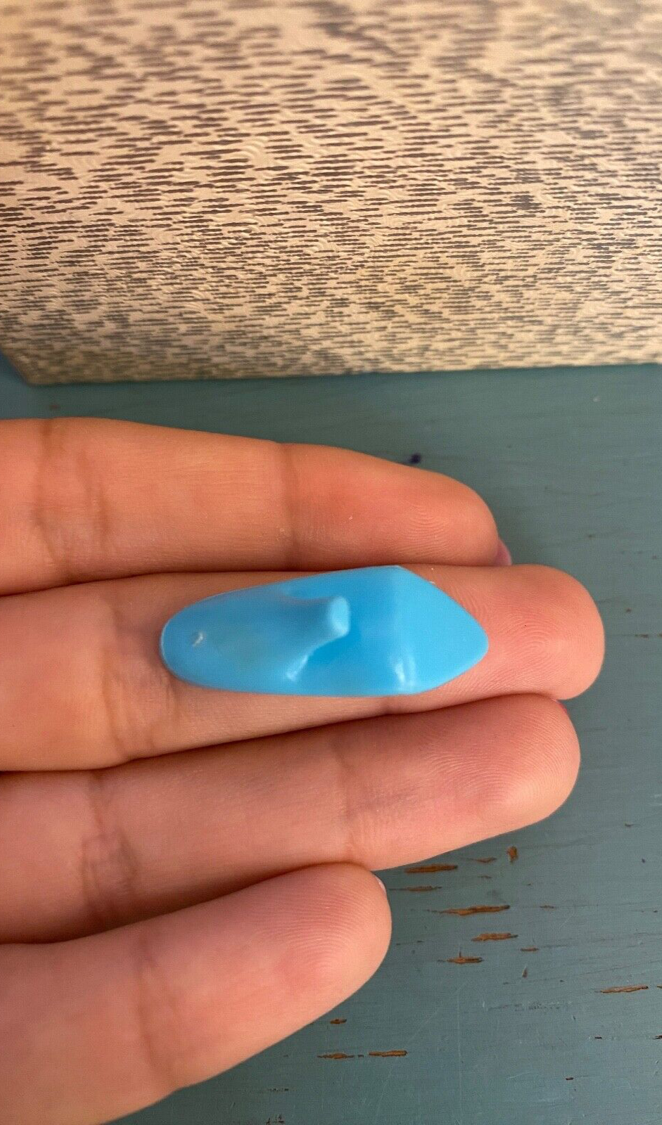 ONE HEEL INCLUDED BARBIE Vintage BLUE Closed Toe High Heel CHINA