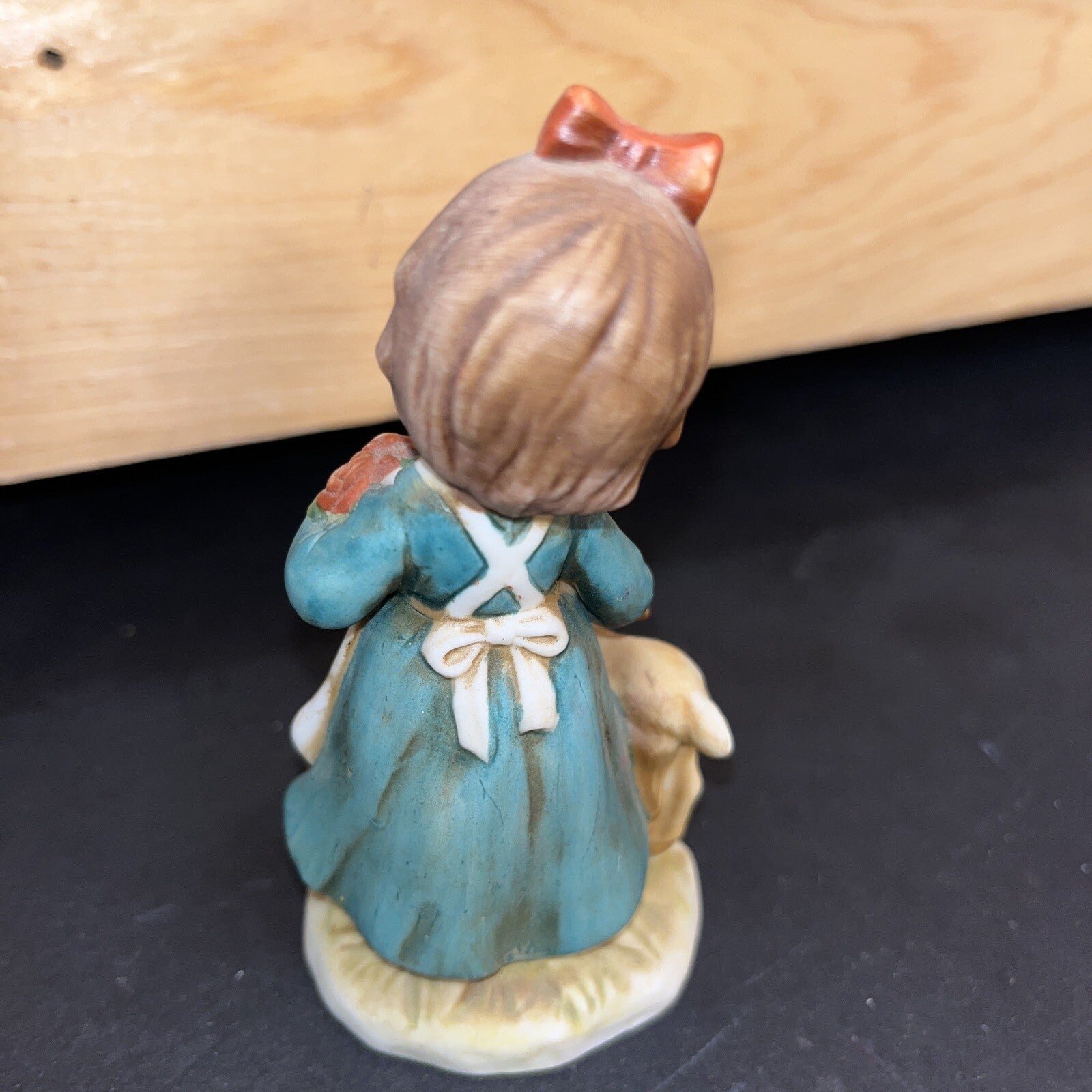 Vintage Lefton China Mary Had A Little Lamb Porcelain Figurine 2732