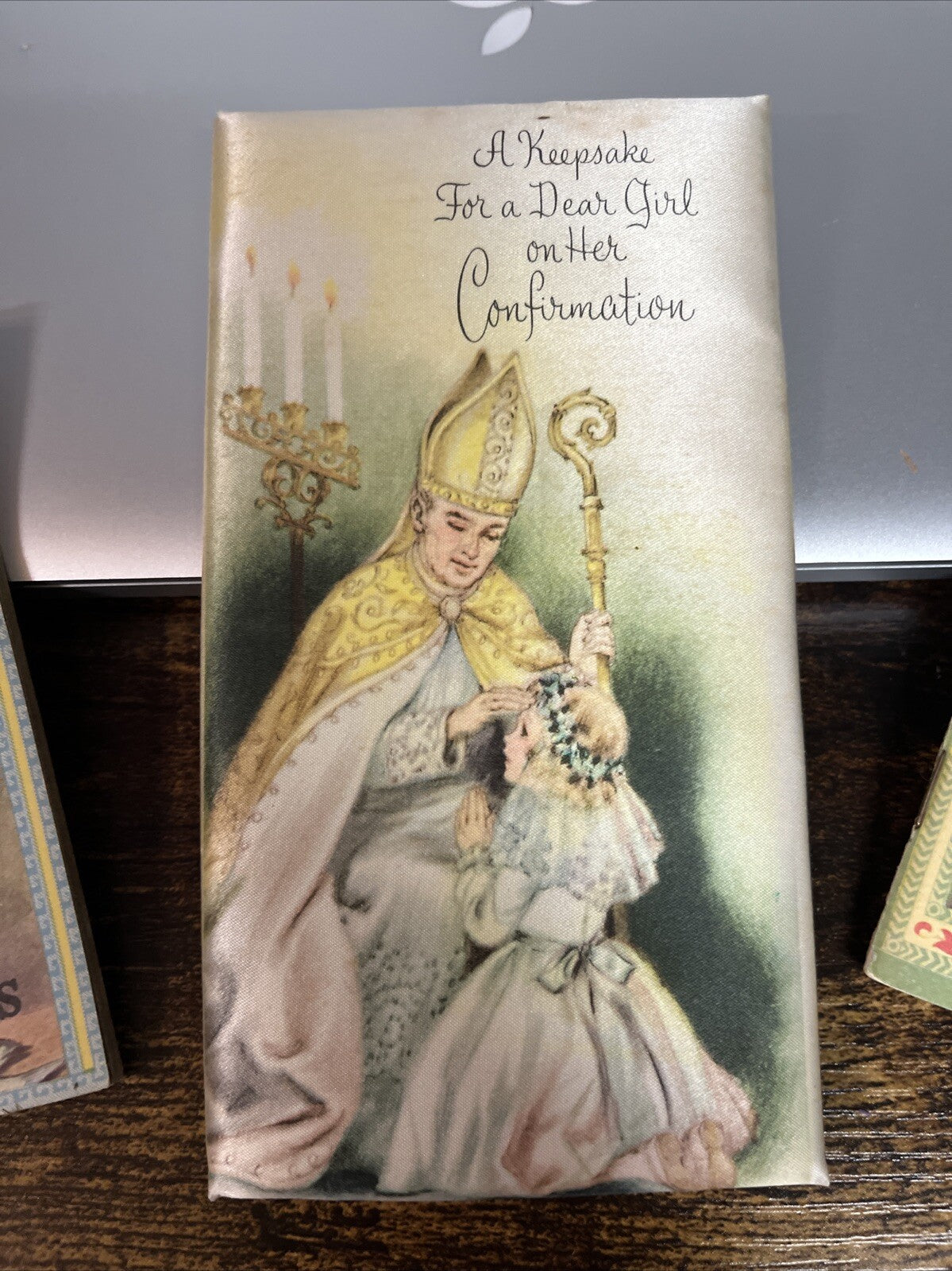 Vtg Booklet Miniature Stories of the SAINTS Book IV, III, Book One & Keepsake