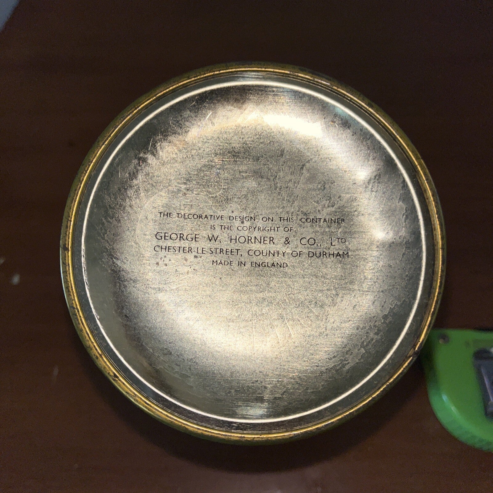 Red CANDY Roses Red Roses TOFFEE TIN George Horner & Co