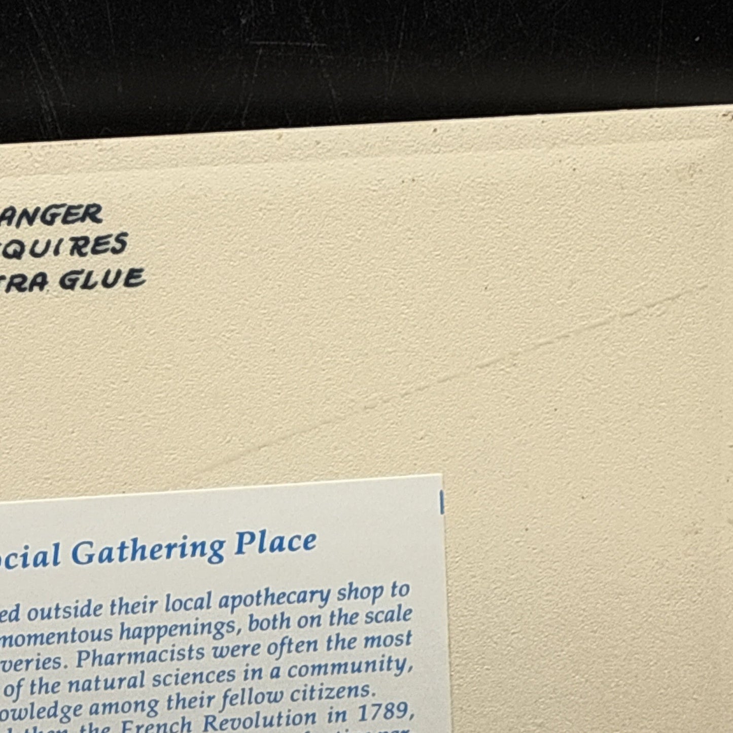 Delft Tile Schoonhaven Holland Vintage Tile Delft Blue White Pharmacy Drug #3