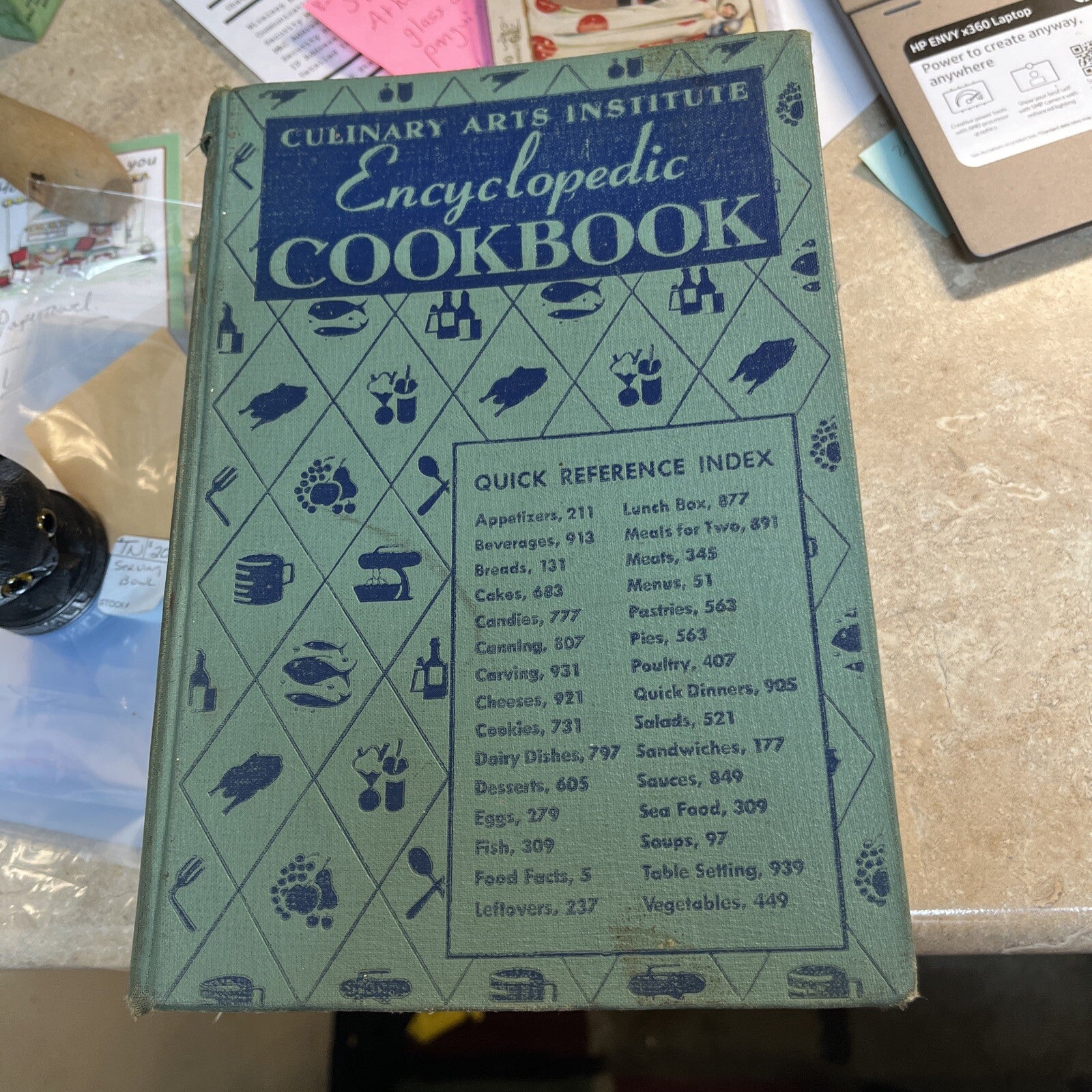 Vintage Culinary Arts Institute Encyclopedic Cookbook 1948