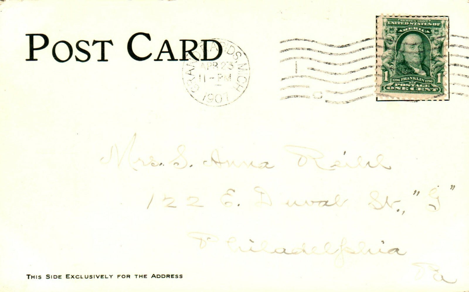 Busy Monroe Street Birds Eye View Grand Rapids Michigan MI Postcard