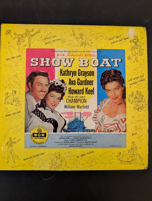 Show Boat Record Set 1951 MGM 78 RPM Original Soundtrack Collection Musical