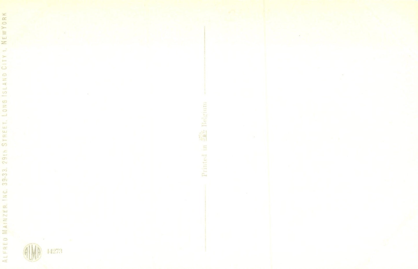 Easter Bunny Watching over Easter Eggs in Nest Vintage Easter Postcard