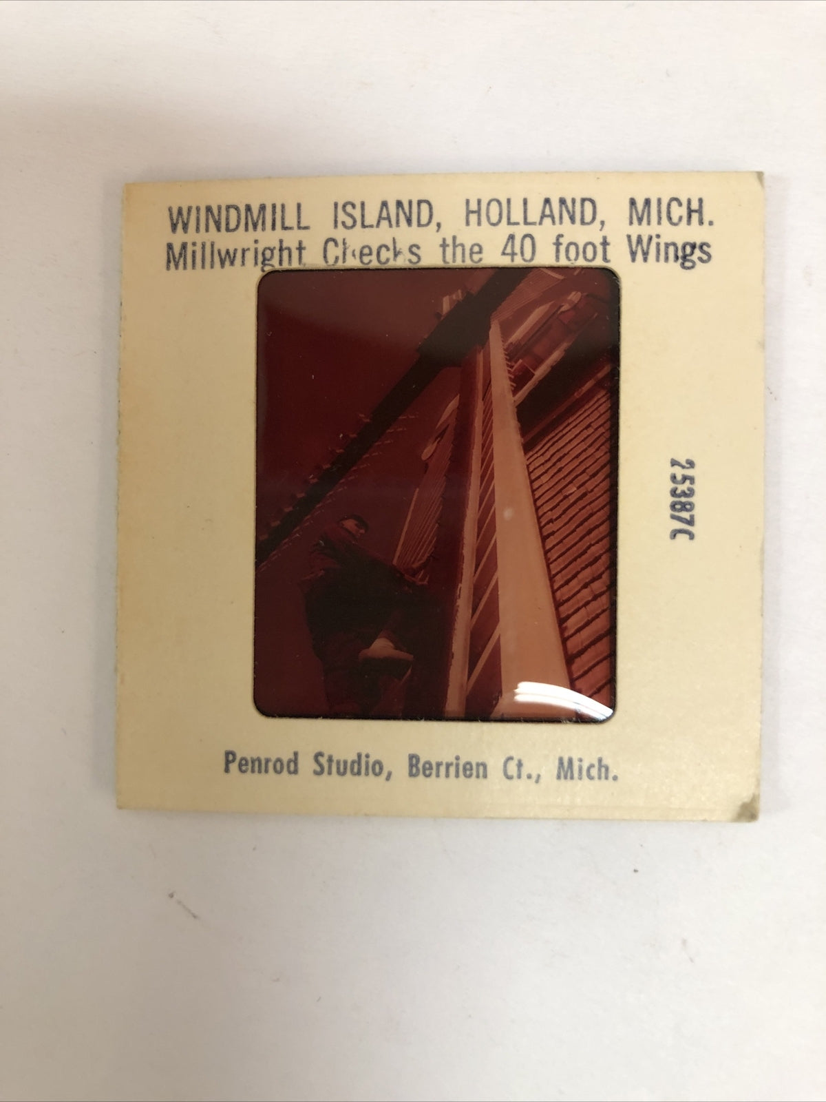 1960's 9 SLIDES Windmill Island Holland MICHIGAN Tulips Windmill