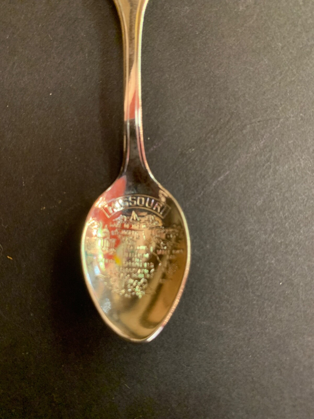 Vintage Gateway City St. Louis Missouri with Arch Charm Souvenir Spoon