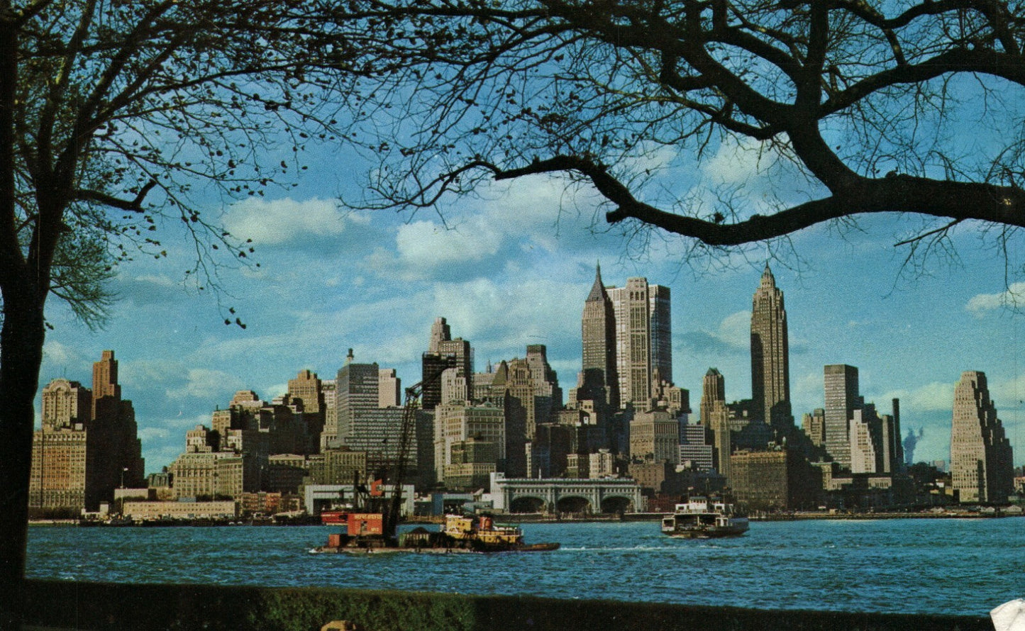 Lower Manhattan From Governors Island NYC New York NY Postcard