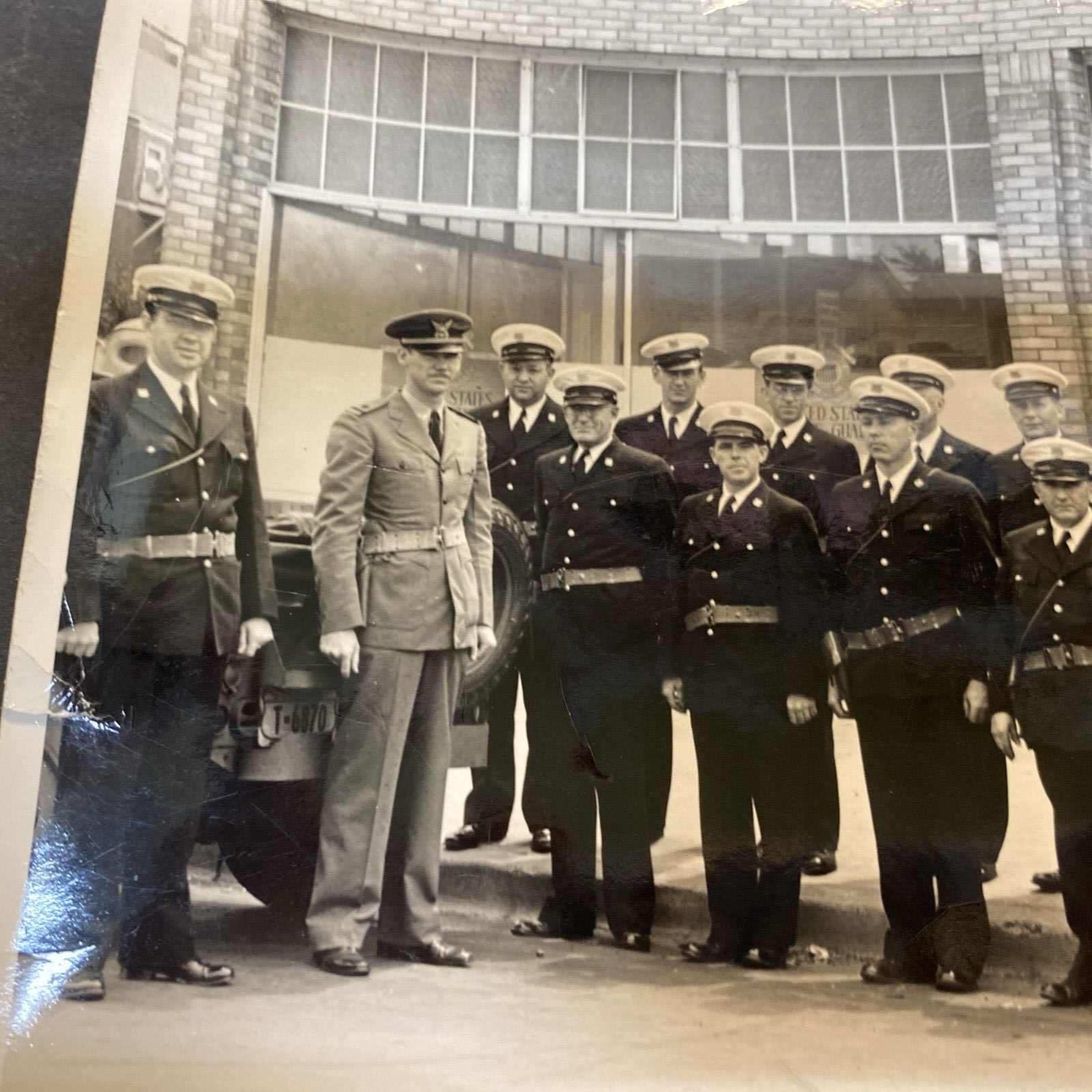 8 x 10 Real Photo MP Military Police Photograph  Militaria