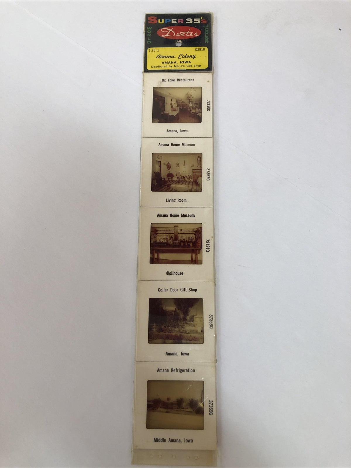 15 Different Vintage Pana-vue Slides Amana Colony and Homestead Iowa 