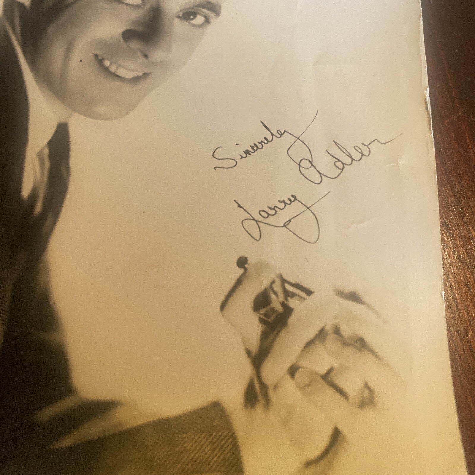 Hollywood Movie Star AUTOGRAPHED  Real PHOTO  Larry Adler Signed 5 x 7