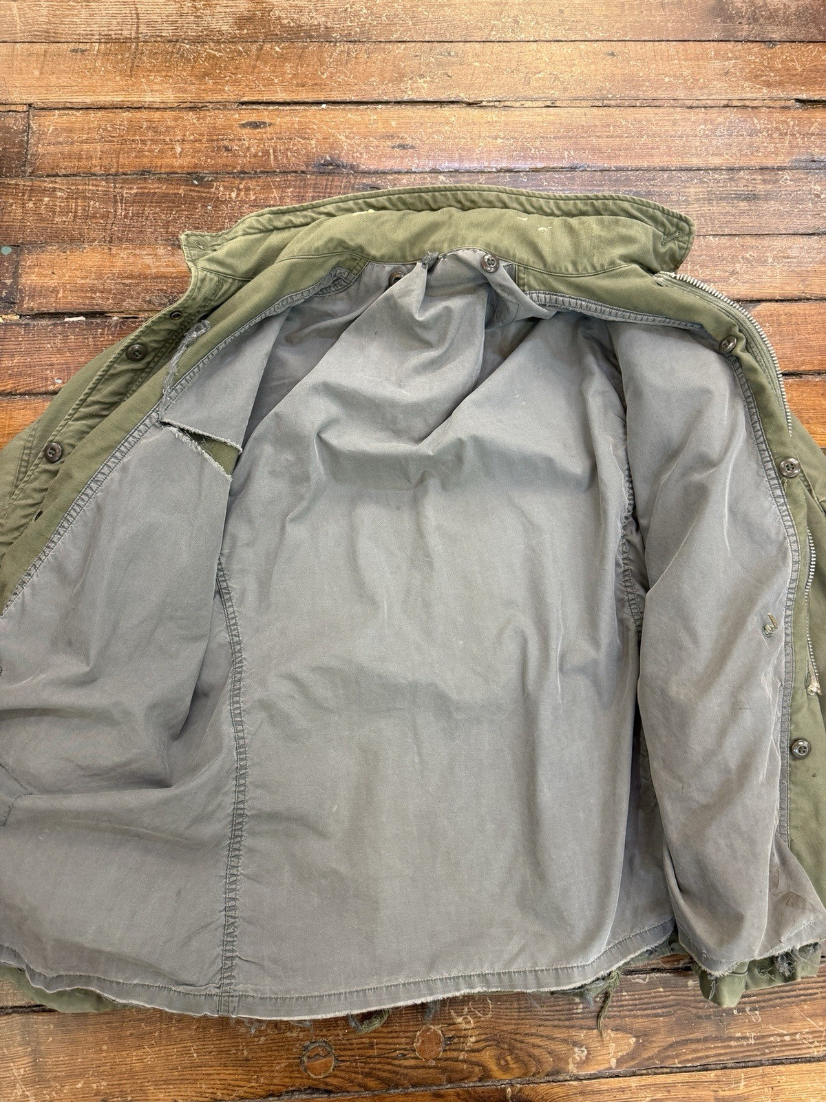 Vintage 1960s M-65 Field Jacket Big Size 24x31 Vietnam Militaria 60s