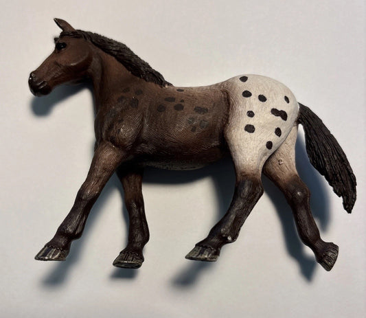 2017 Schleich Appaloosa Mare Horse Figurine Retired Toy Romania