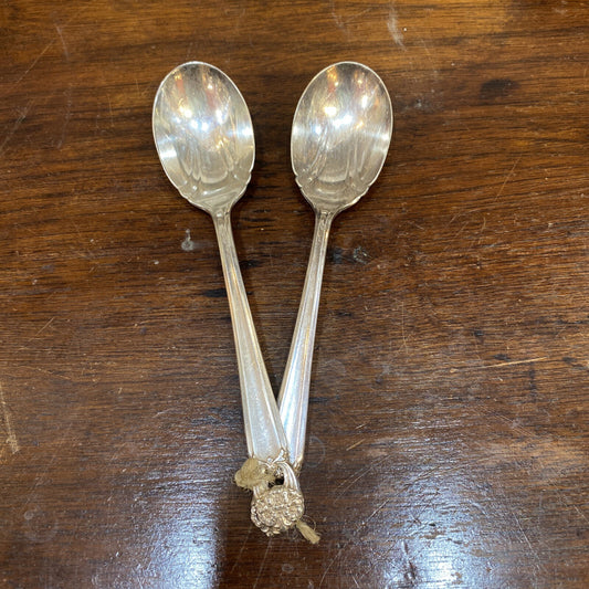1847 Rogers Bros silverware Eternally Yours 5.75” Inch Spoons Set Of 2