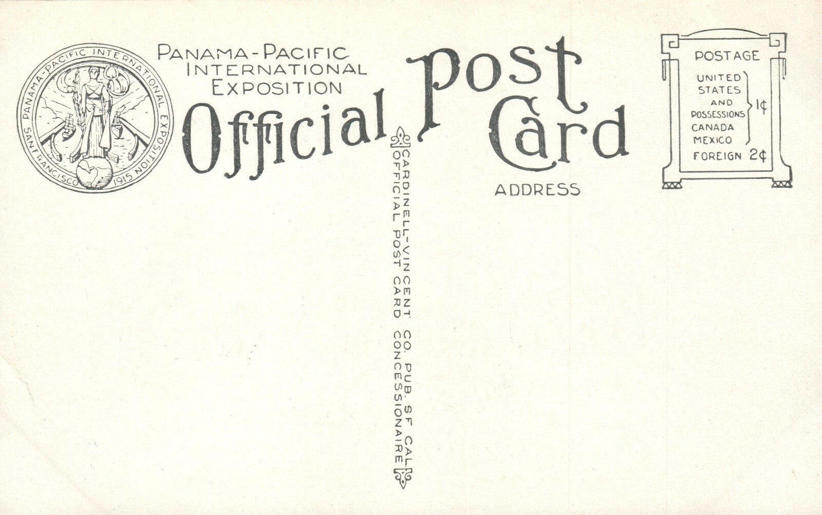 Maryland State Building Panama Pacific Exposition Expo California CA   Postcard