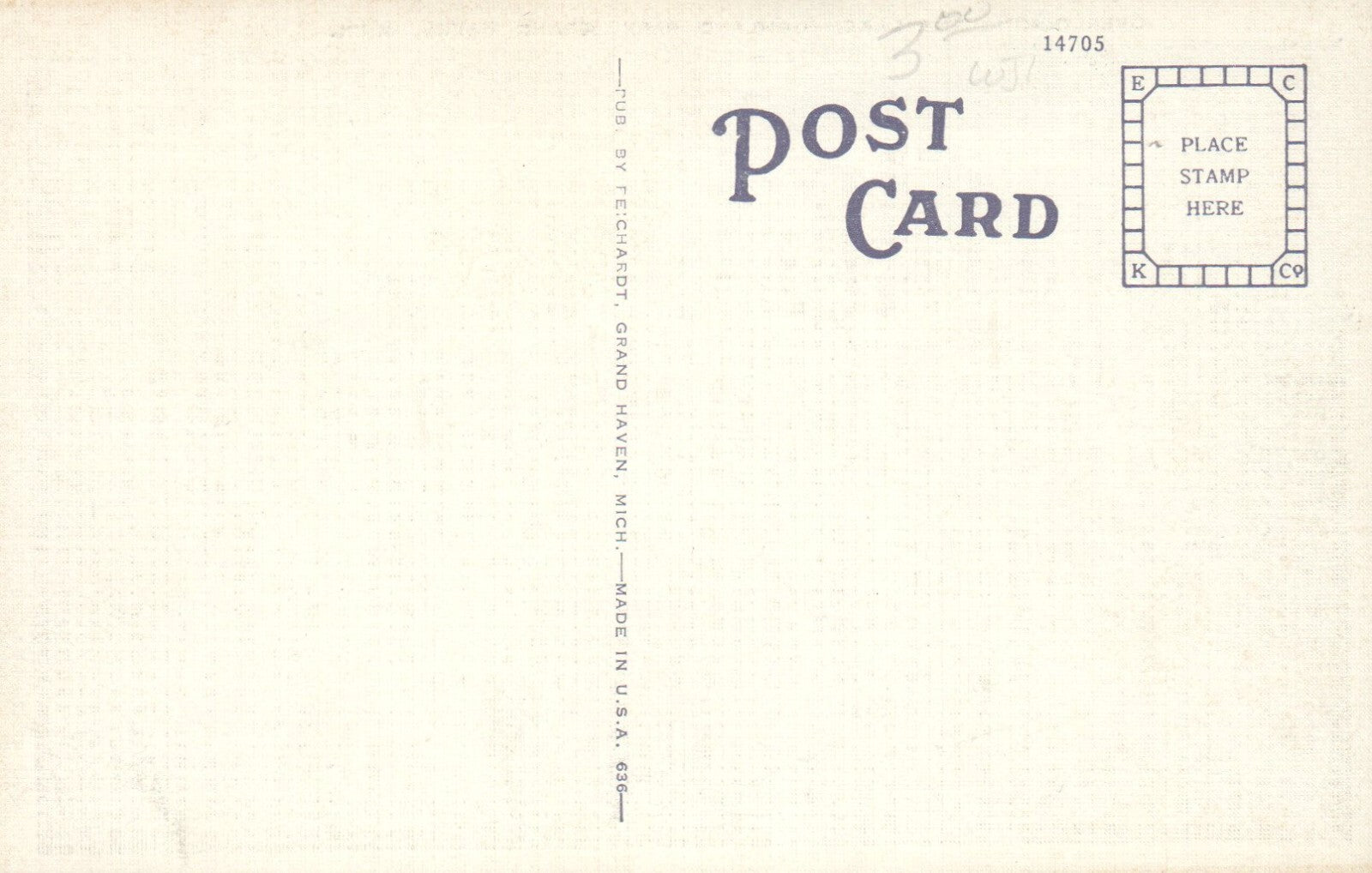 Overlooking the Lake in Highland Park Grand Haven Michigan MI Postcard