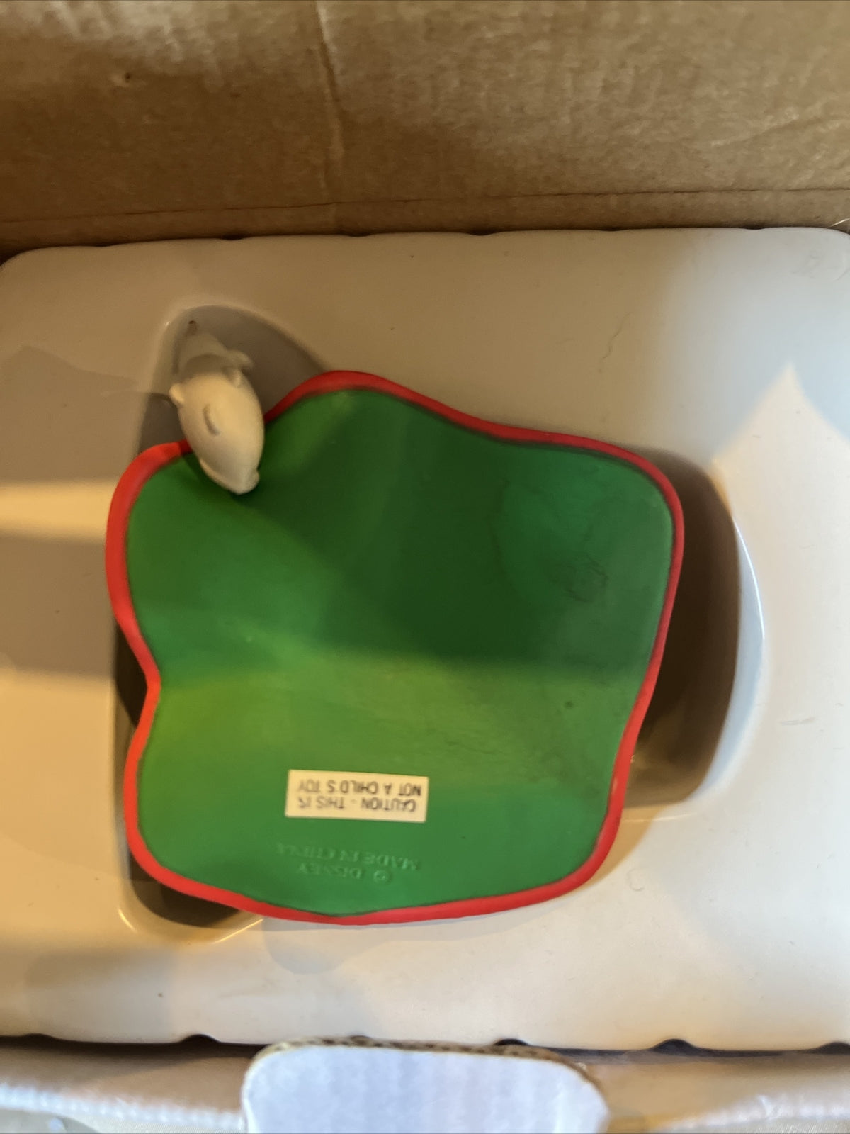 Grolier Christmas Magic Ornament Pinocchio Figaro Cat Disney #18063