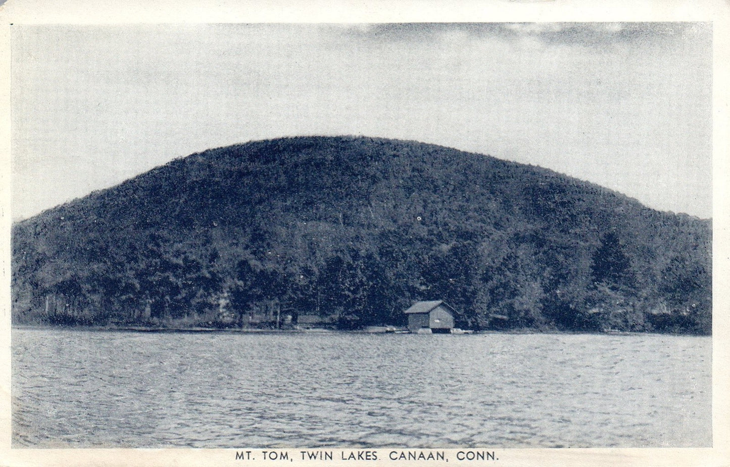 Mt. Tom Twin Lakes Canaan CT Connecticut Postcard