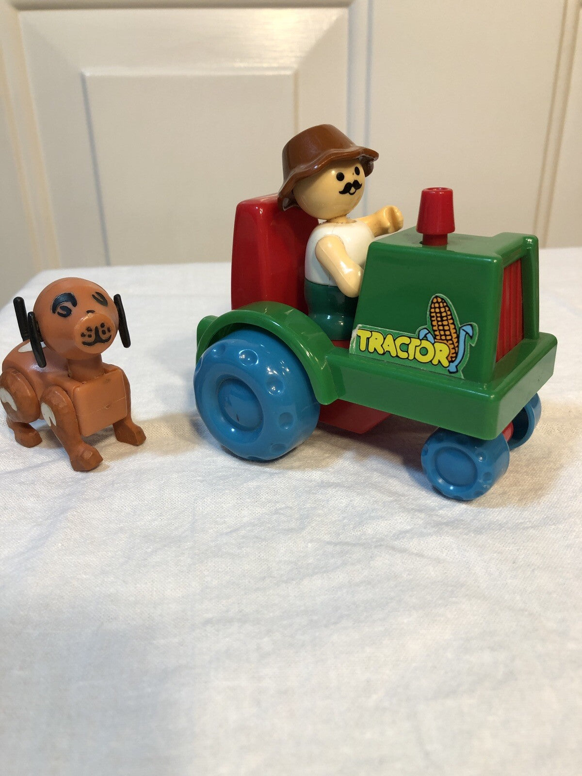 Lot of 10 Li'l Playmate Farm - 3 People Horse Dog Pig Cow Sheep Tractor Fence