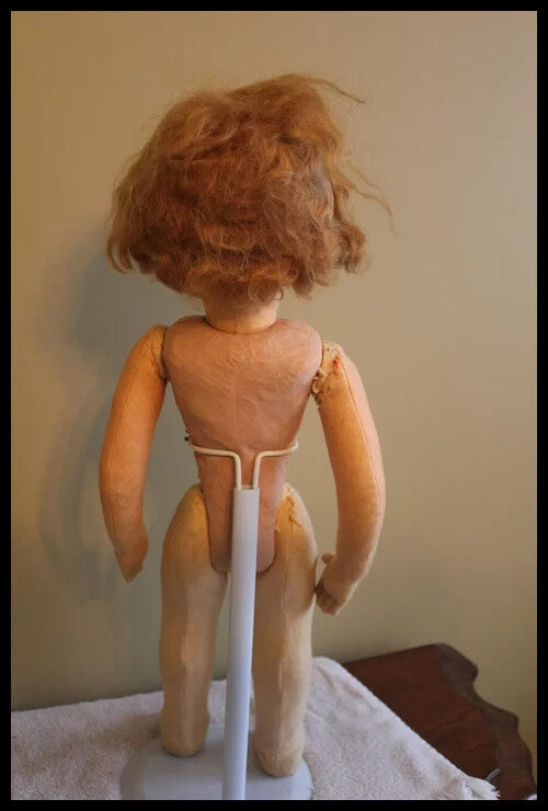 21” Alma Felt Boy Vintage Collectible Doll