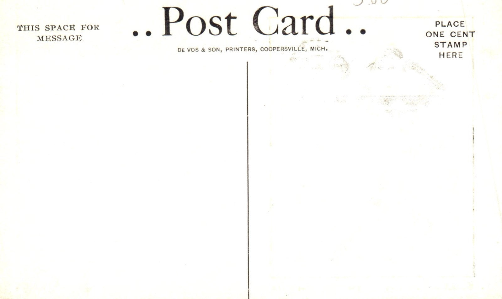 Observer Building in Coopersville MI Michigan Postcard