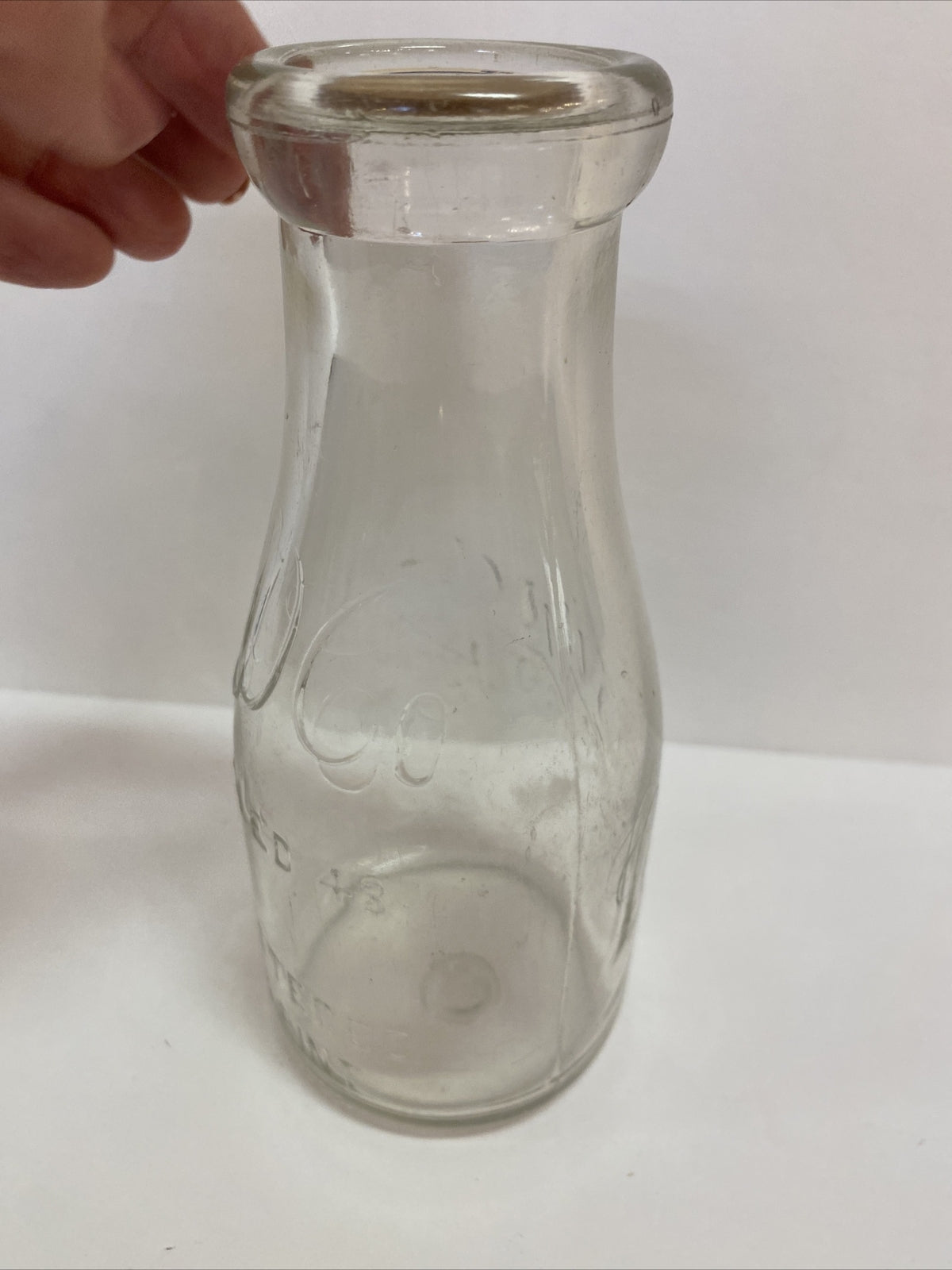 Lansing Dairy Co Pint Michigan MI Mich Old Bottle 