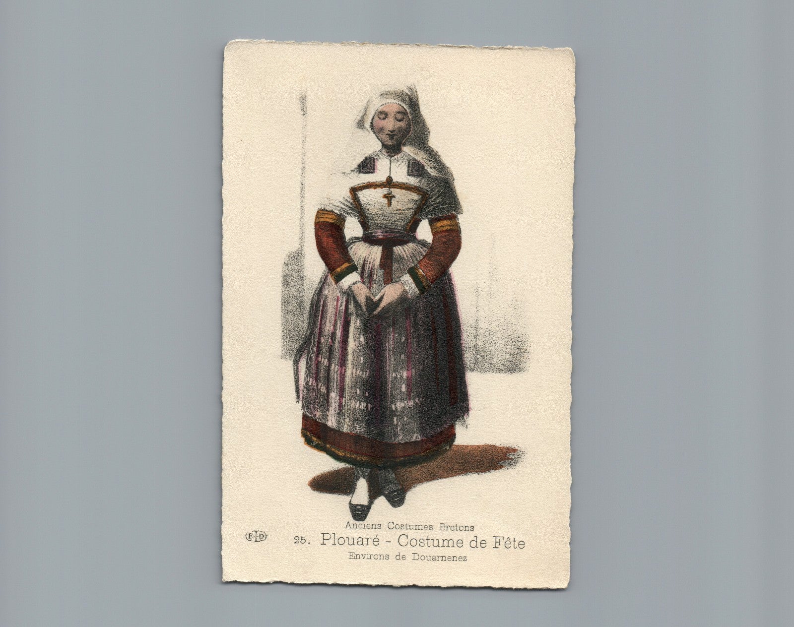 25 Plouare Costume de Fete Anciens Costumes Bretons French France Folklore