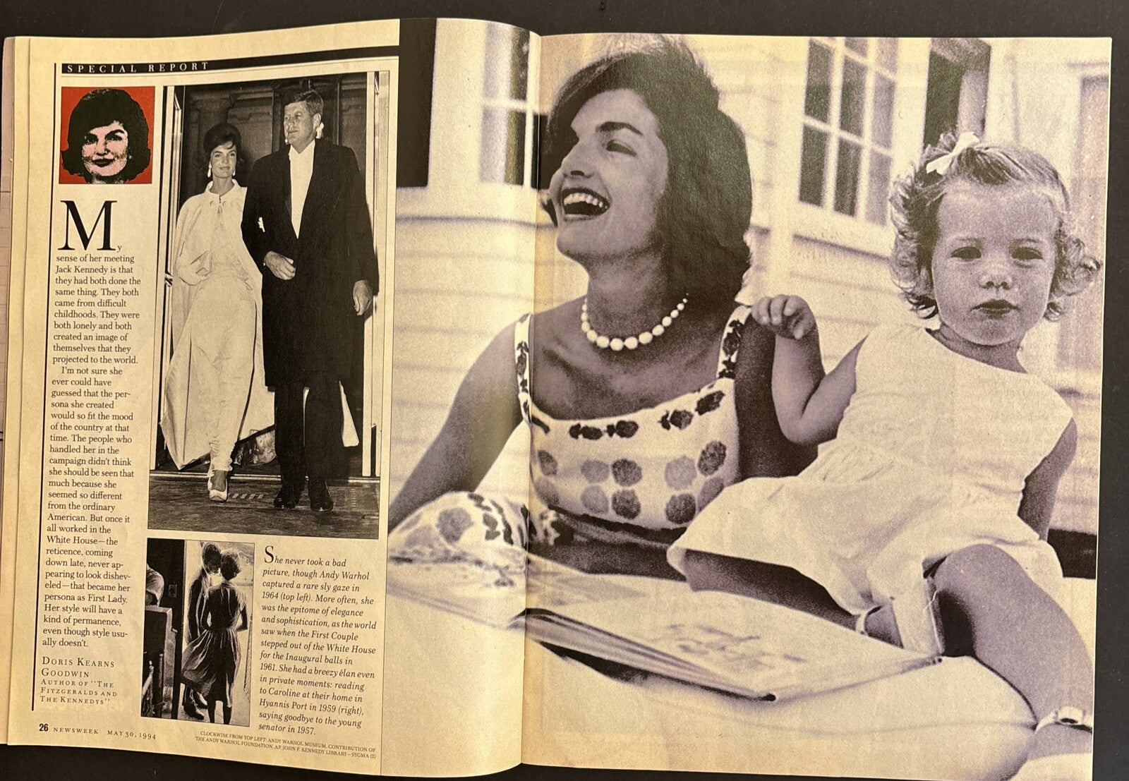 NEWSWEEK Magazine May 30, 1994 Jackie Kennedy Onassis 1929-1994