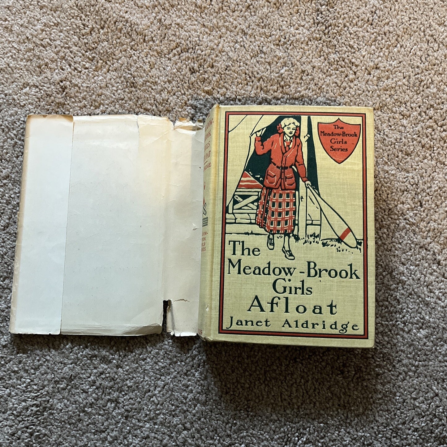 The Meadow-Brook Girls A Float by Janet Aldridge 1913 Edition HC Book